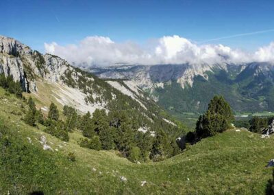 Paysage panoramique des montagnes du Vercors