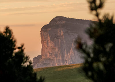 Belles couleurs sur la falaise de la Chartreuse