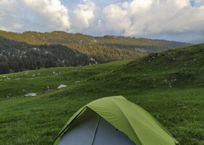 La Chartreuse offre un magnifique cadre de randonnée-bivouac